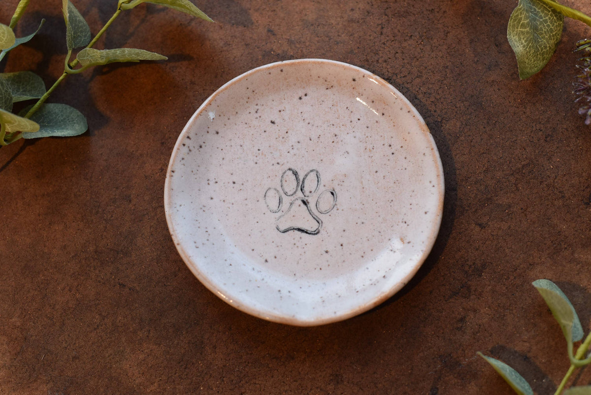 Mini Plate - Pawprint