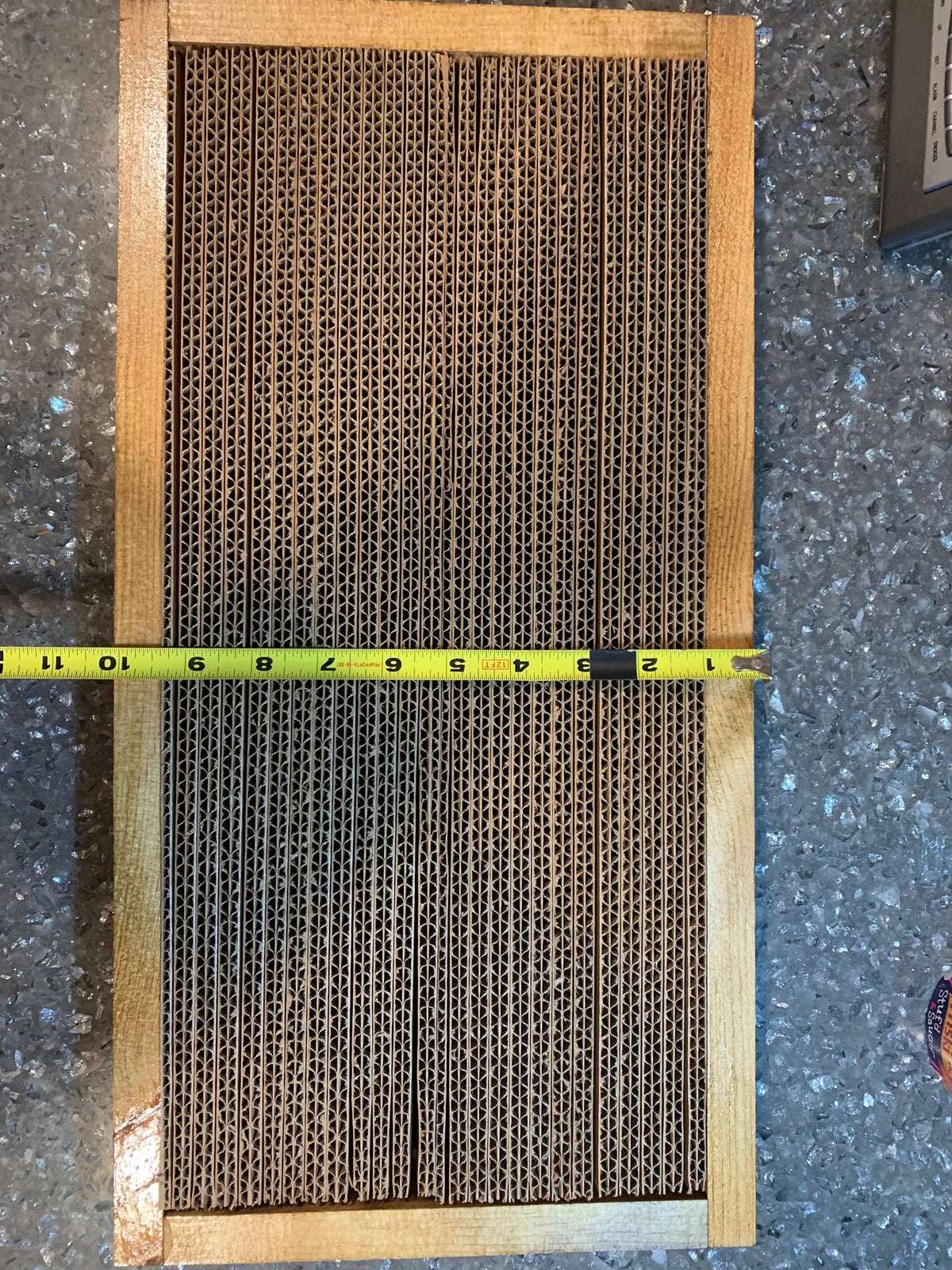 Wide Handmade Wooden Cat Scratcher